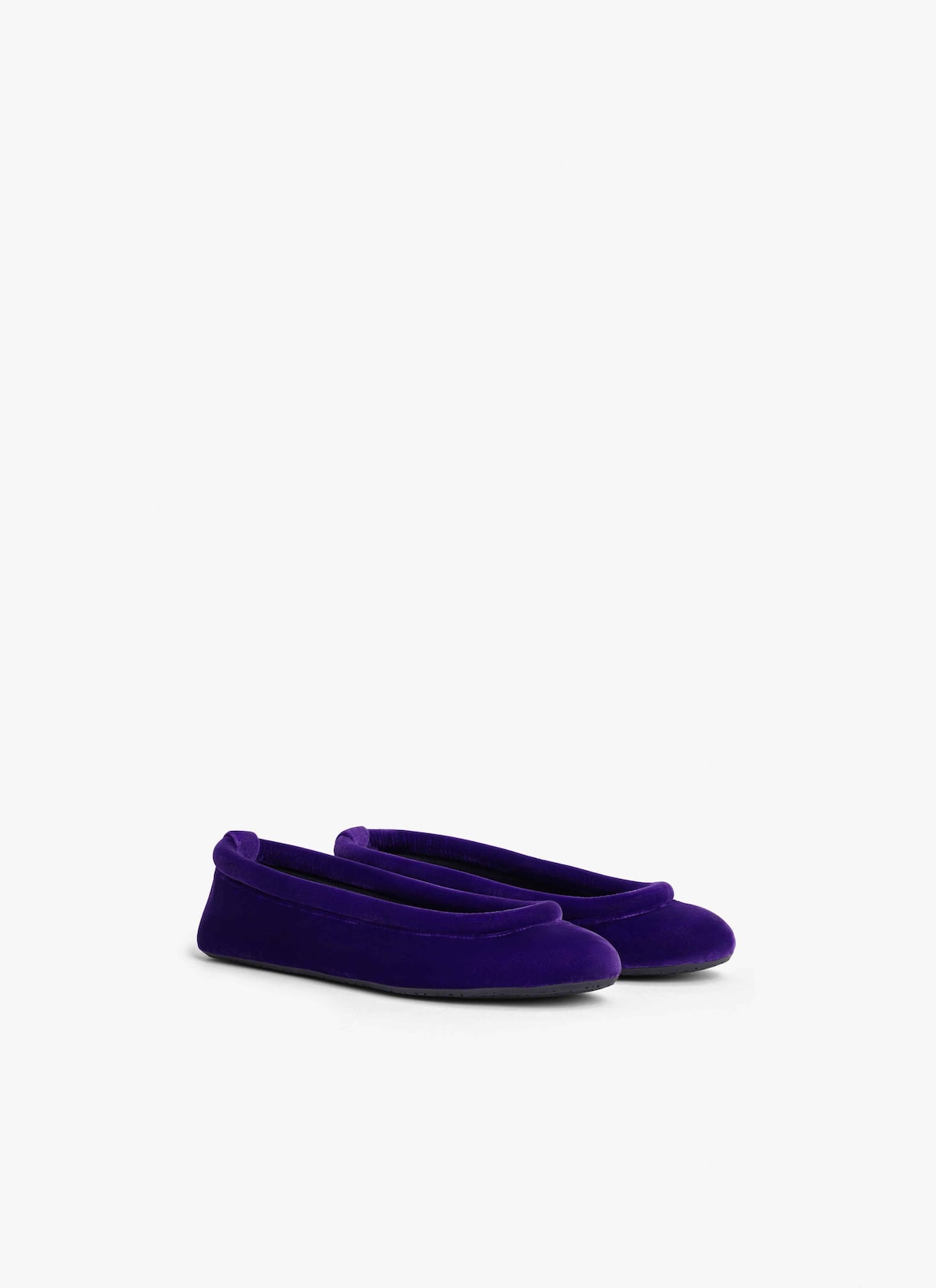 BALLET FLATS IN VELVET ALAÏA VIOLET BALLET FLATS IN VELVET